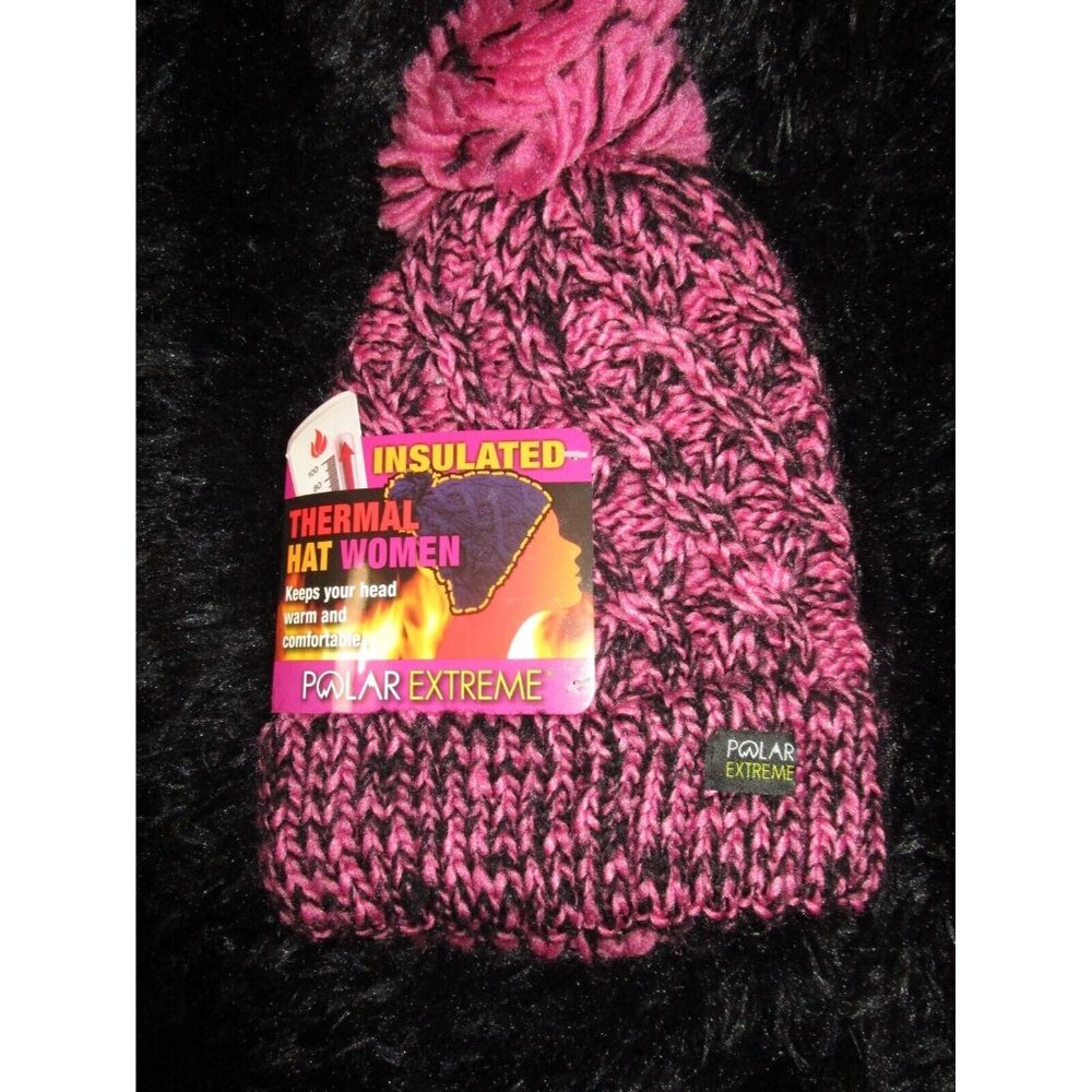 Polar Extreme Women's Thermal Insulated Winter Knit Hat Beanie